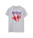 Disney Femme/Ladies Lightyear Sox Digital Cute Cotton Boyfriend T-Shirt (Gris sportif) - UTBI34124-1