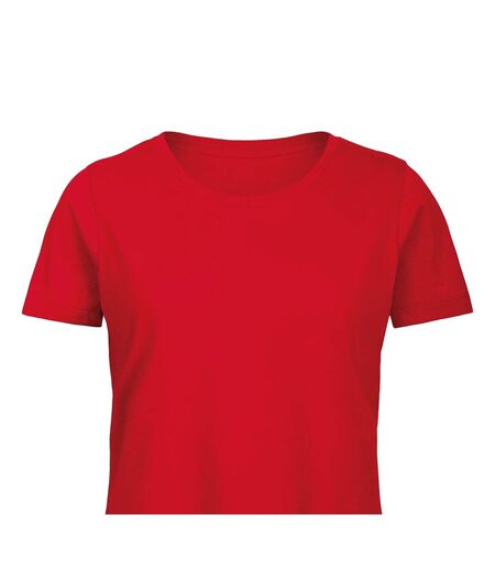 Womens/ladies t-shirt red B&C