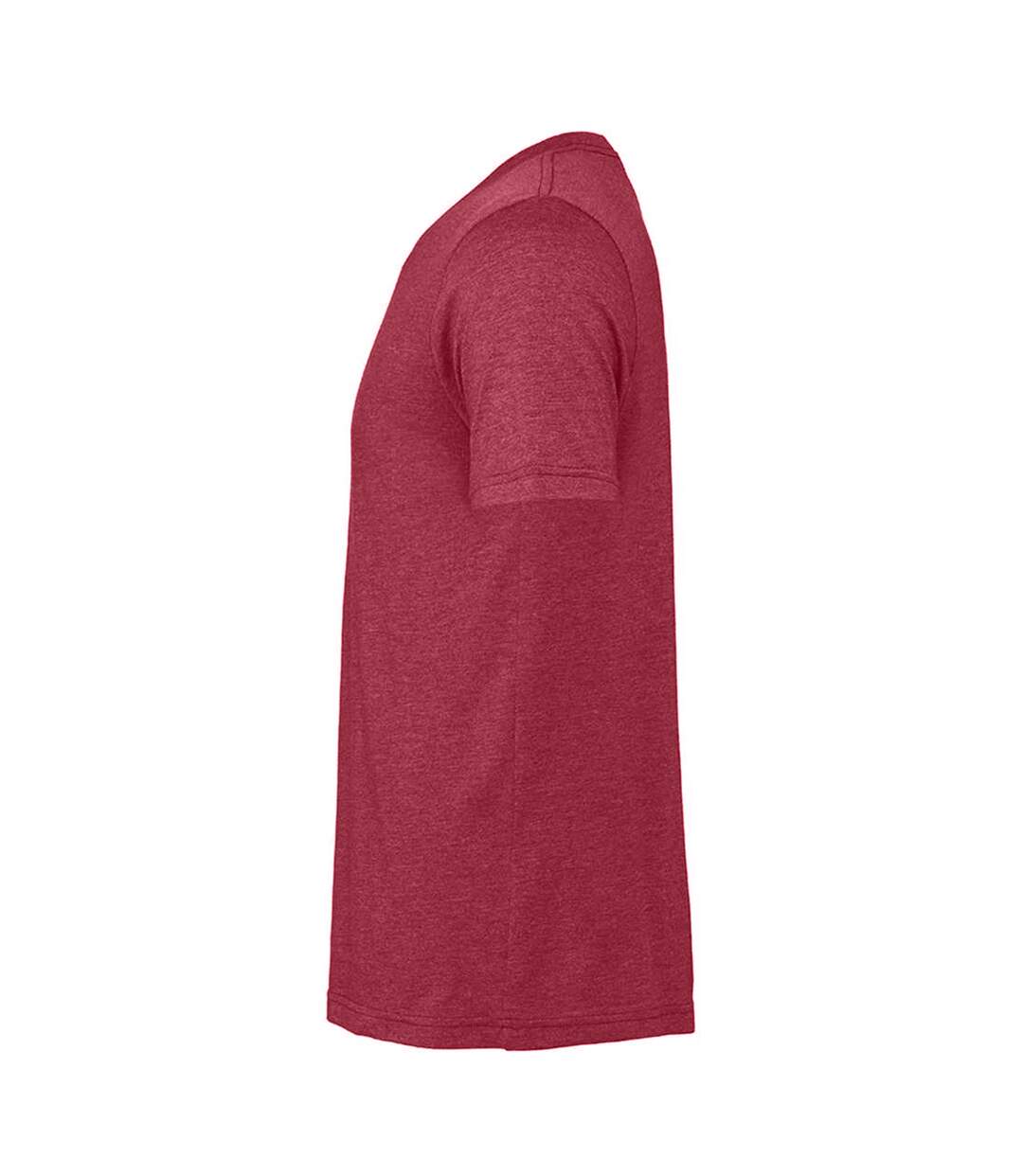 Bella + Canvas Adults Unisex Heather CVC T-Shirt (Heather Cardinal Red) - UTPC3390-3
