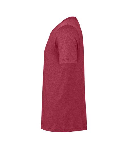 Bella + Canvas Adults Unisex Heather CVC T-Shirt (Heather Cardinal Red) - UTPC3390