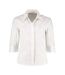 Kustom Kit Womens/Ladies Continental 3/4 Sleeve Shirt (White) - UTPC6303