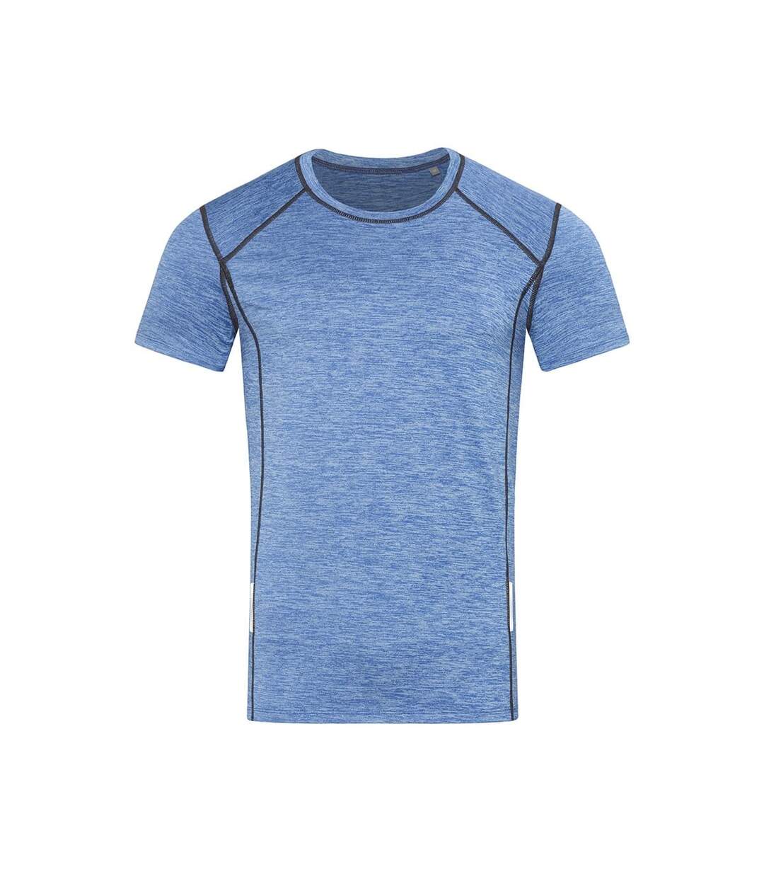 T-shirt sports homme bleu chiné Stedman-1