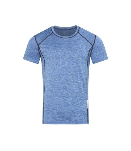 T-shirt sports homme bleu chiné Stedman