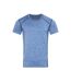 T-shirt sports homme bleu chiné Stedman Stedman