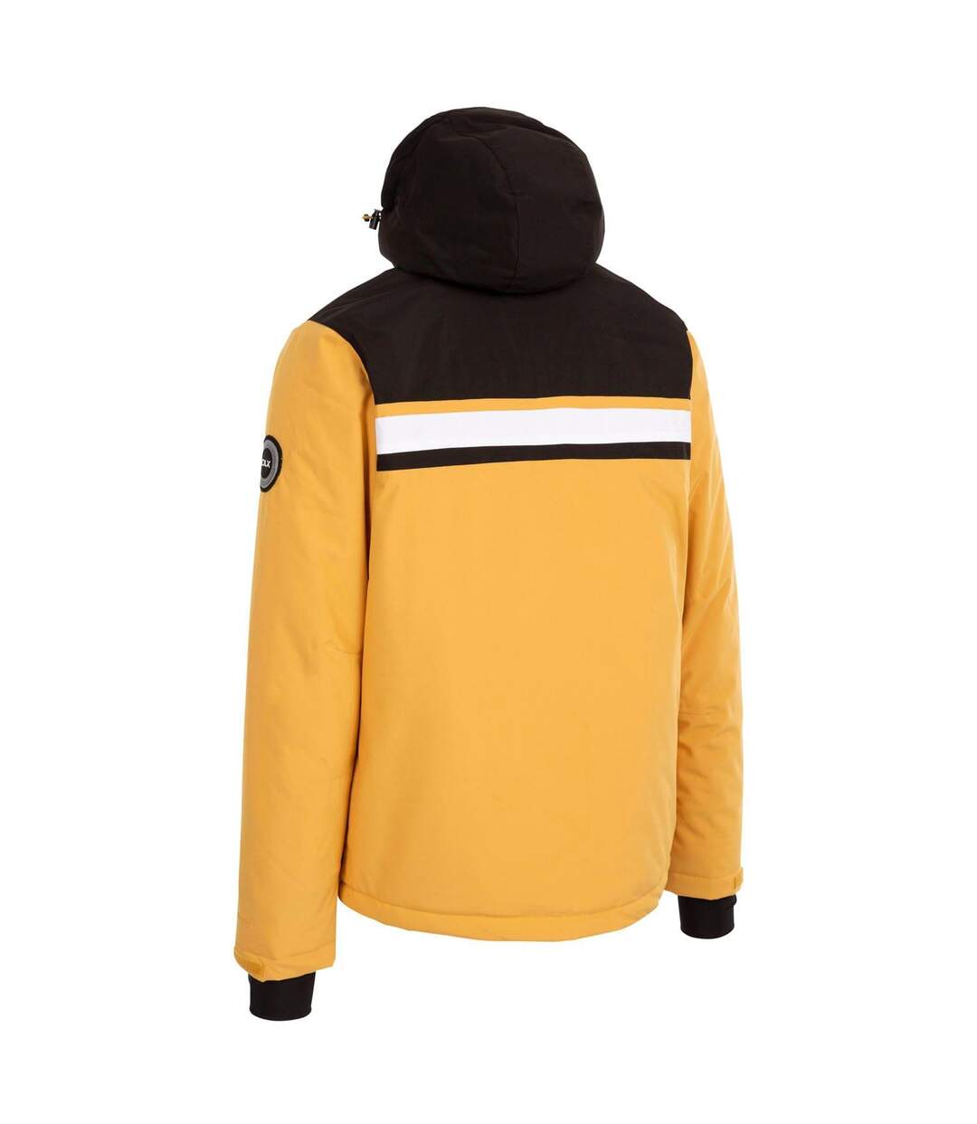 Mens Vaughn Dlx Ski Jacket Yellow Black Trespass-2