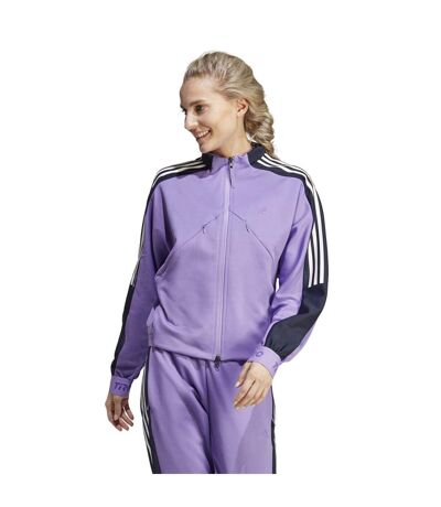 Womens/ladies Tiro Suit Up Advanced Track Top Violet Adidas