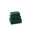 Lot de 3 Boîtes de Rangement Vaughn 36cm Vert-2