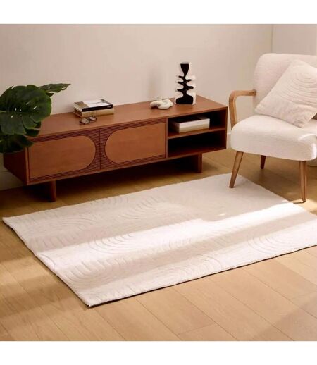 Tapis Imitation Fourrure Arka 120x170cm Ivoire