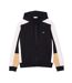 Sweat noir homme lacoste colorblock hoodie-2