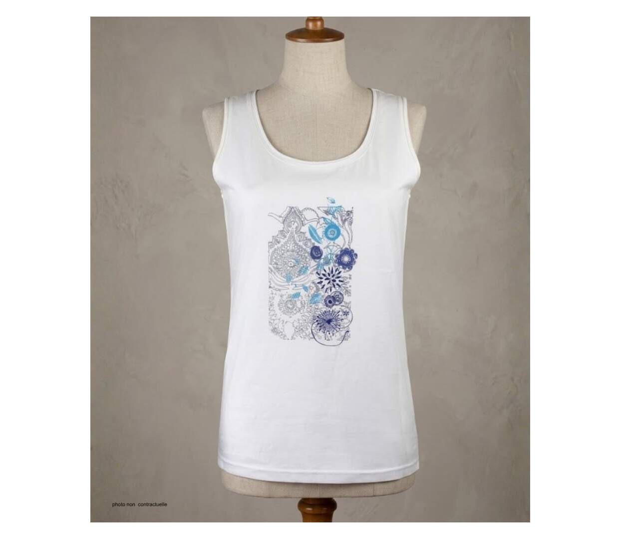 MAYFLOWER DEF4006A : Débardeur en coton jersey pour femme au style unique et confortable-3