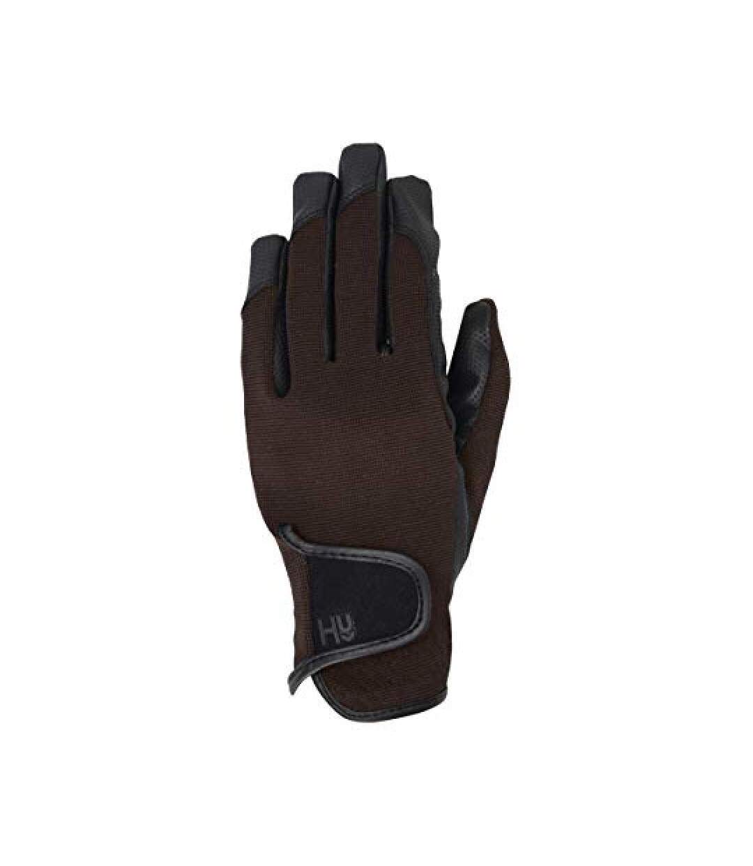 Hy5 Gants d'équitation Burnham Pro pour adultes (Marron) - UTBZ534