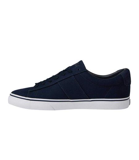 Baskets Basses En Toile Sayer Homme Bleu Marine Ralph Lauren