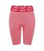 Womens/ladies Seamless Slim Cycling Shorts Pink MyProtien-2