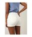 Short court slim uni CERISE-4