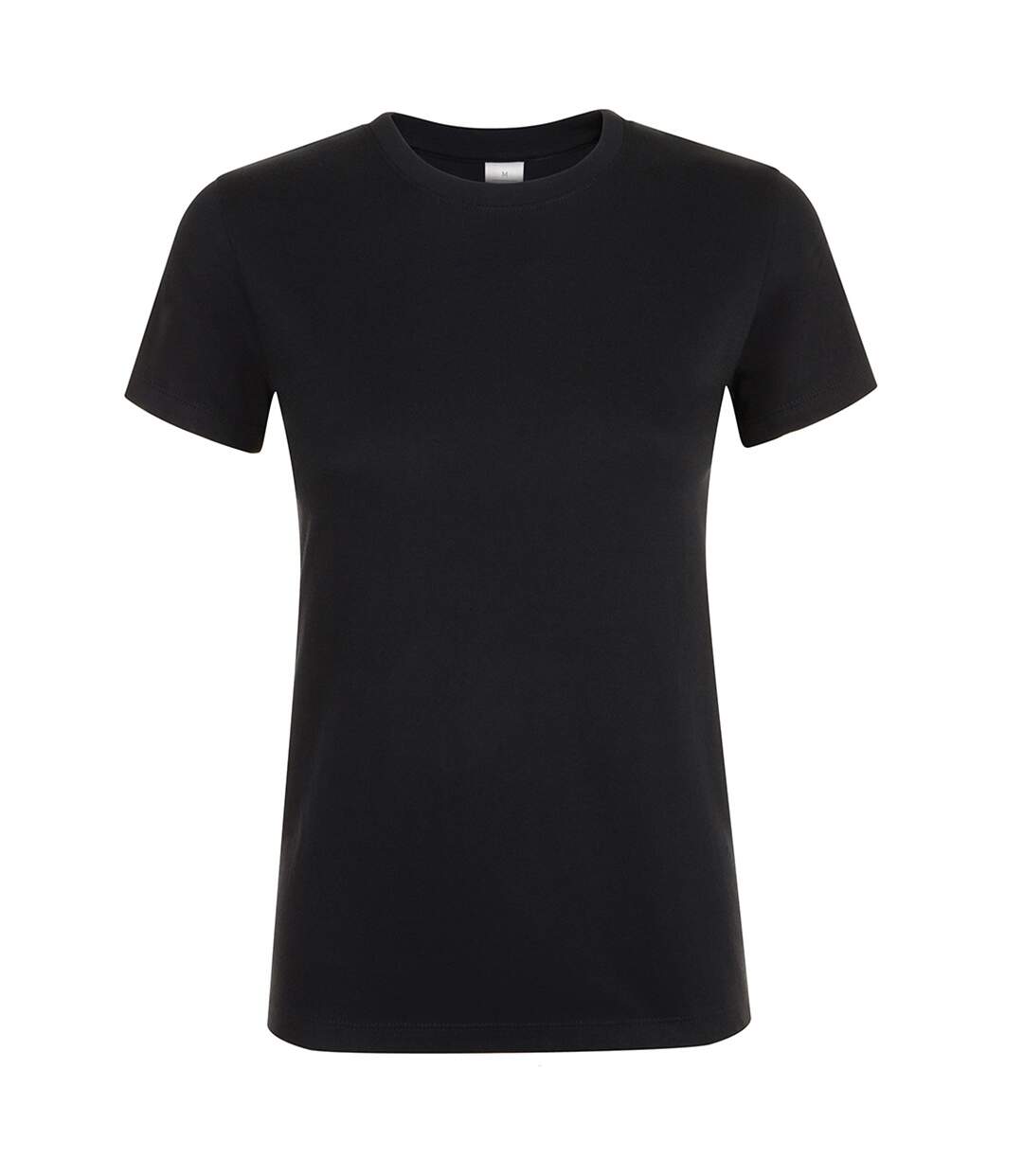 T-shirt manches courtes regent femme noir SOLS