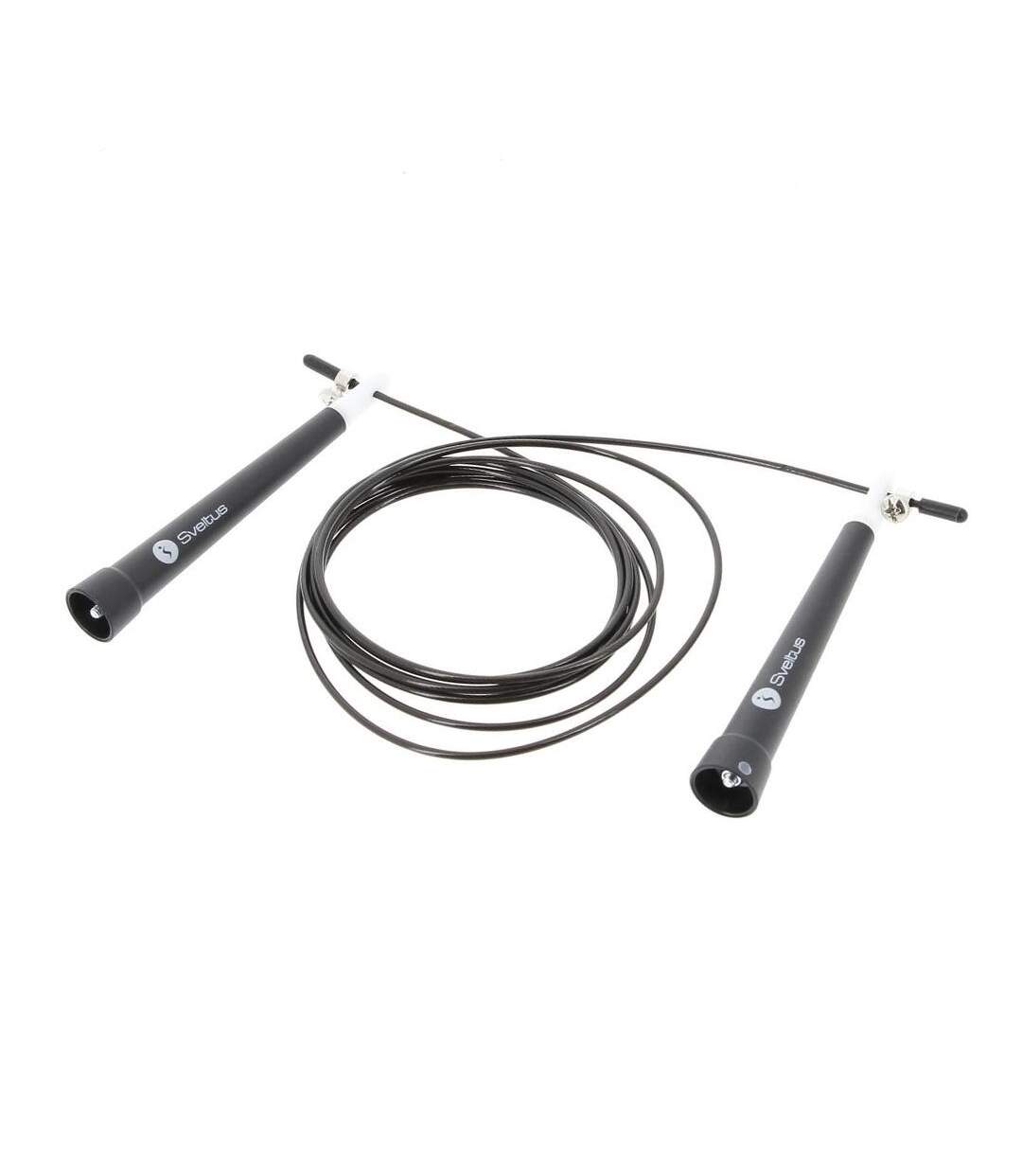 Corde à sauter réglable noir sveltus speed-1