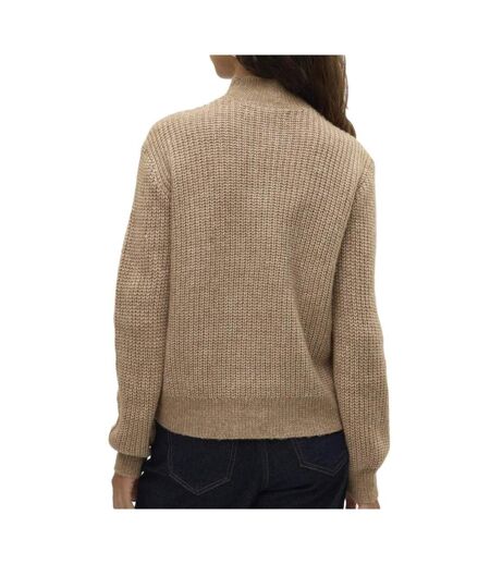 Pull marron femme vero moda universe