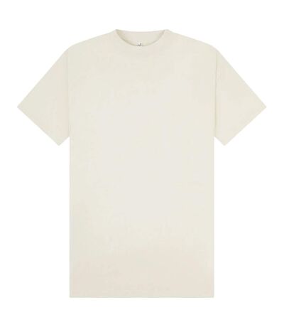 Unisex adult combed ringspun cotton tall oversized t-shirt ecru Casual Classics