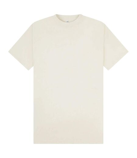 Unisex adult combed ringspun cotton tall oversized t-shirt ecru Casual Classics