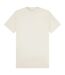 Unisex adult combed ringspun cotton tall oversized t-shirt ecru Casual Classics-1