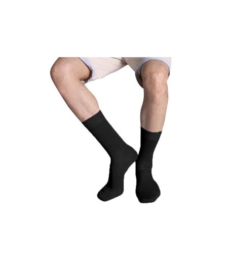 Kariban Cotton City Mens Casual Cotton Rich Socks (Black) - UTRW4205