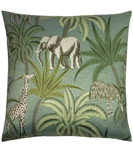 Jungle parade cushion cover one size green Paoletti