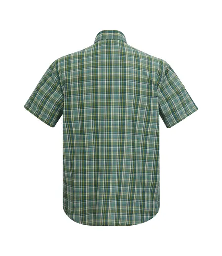 Chemise Manches Courtes Motif/style À Carreaux Mindano Homme Bleu Clair Regatta