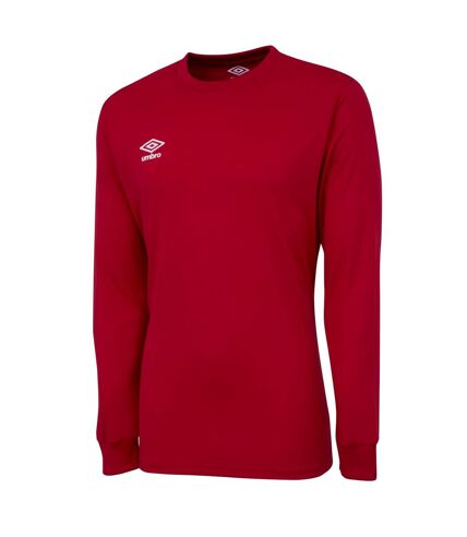 Umbro Mens Club Long-Sleeved Jersey (White) - UTUO1787