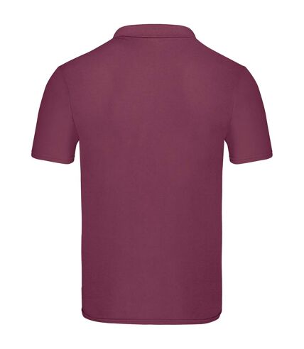 Fruit of the Loom Mens Original Polo Shirt (Burgundy) - UTBC4815