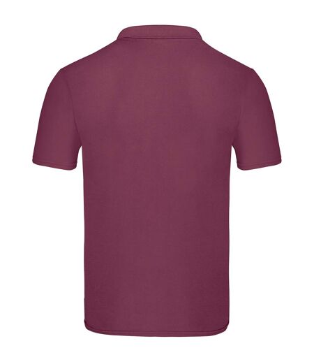 Fruit of the Loom Mens Original Polo Shirt (Burgundy) - UTRW7879