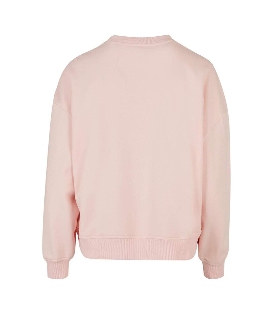 Sweat-shirt Surdimensionné À Col Ras Du Cou Womens/ladies Rose Build Your Brand-2