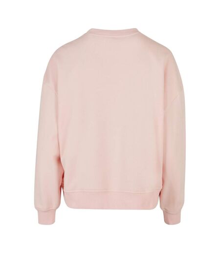 Sweat-shirt Surdimensionné À Col Ras Du Cou Womens/ladies Rose Build Your Brand