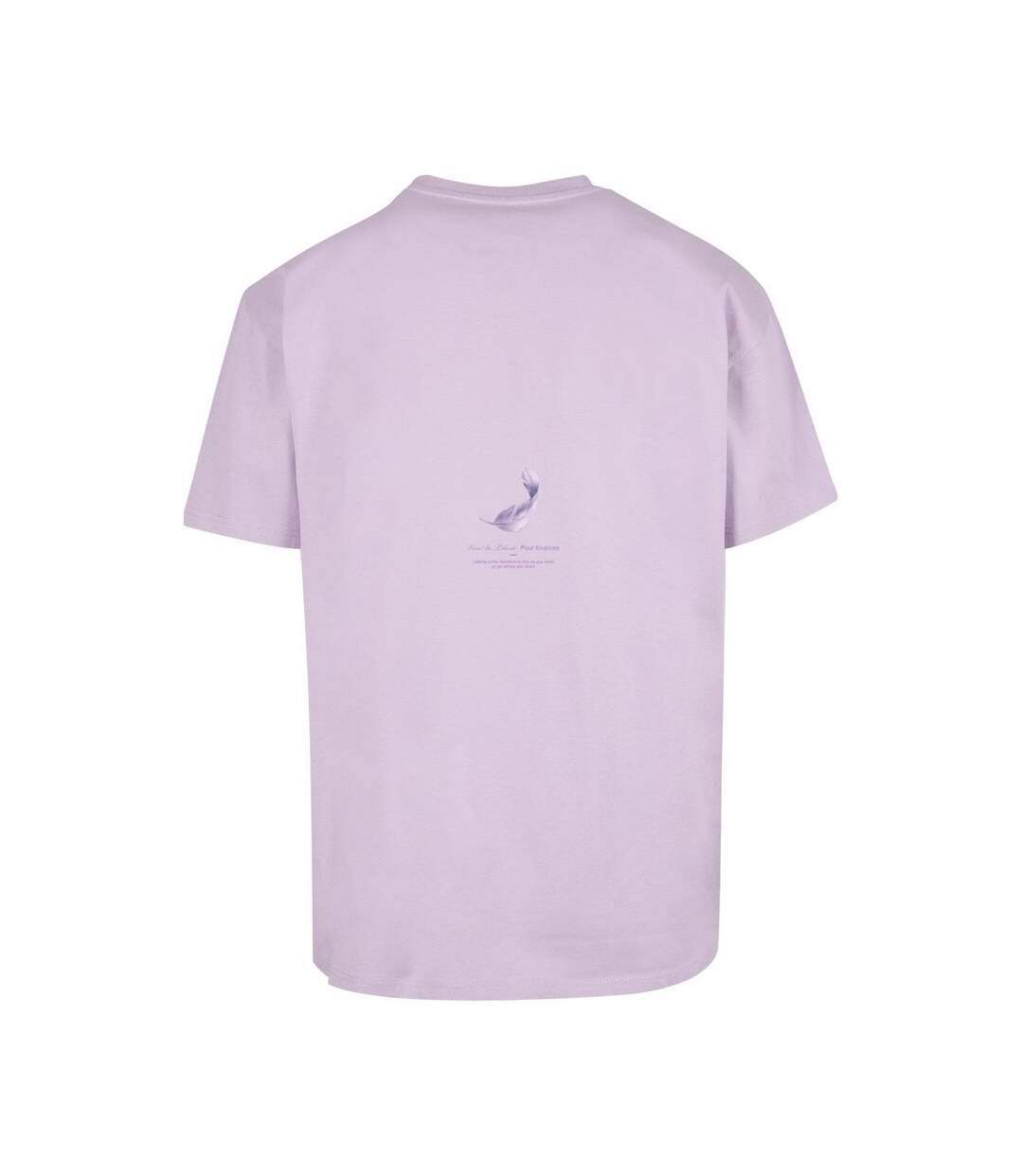 Mens Vive La Liberte Oversized T-shirt Lilas Mister Tee-3