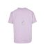 Mens Vive La Liberte Oversized T-shirt Lilas Mister Tee-3
