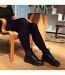 3 Pack Ladies Black Fleece Lined Thermal Tights-5