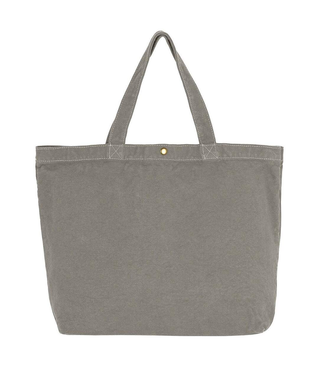 Grand sac cabas en toile - CA-4631 LCS - gris naturel-2