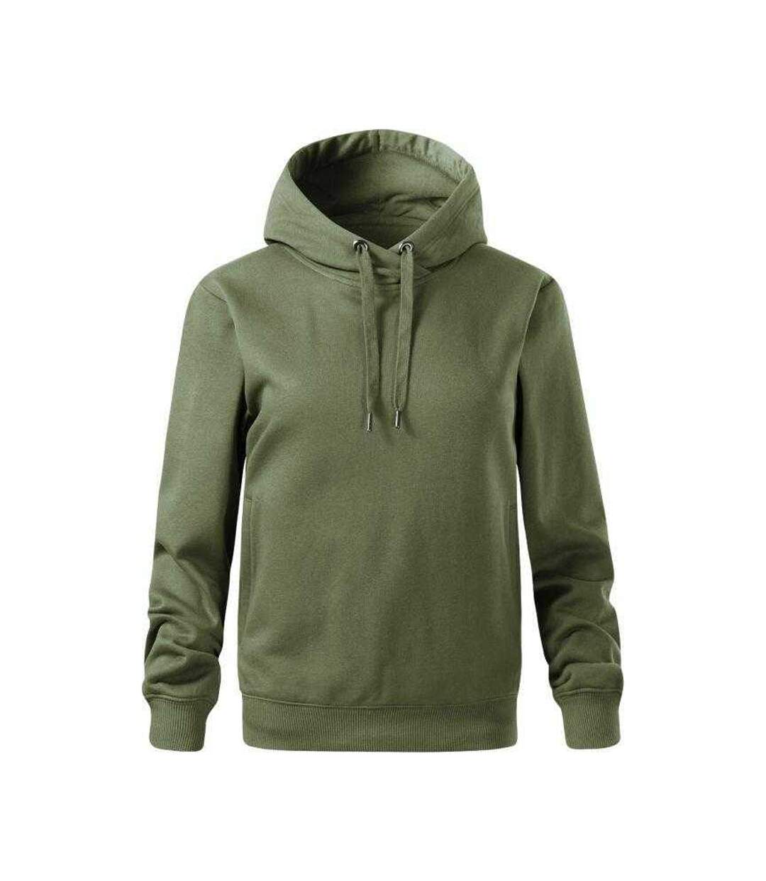 Sweat À Capuche Moon Femme Vert Malfini-1