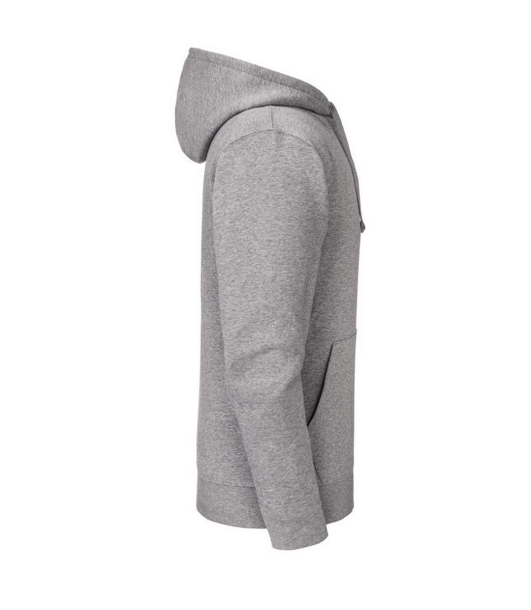 Sweat À Capuche Authentic Homme Gris Chiné Russell-3