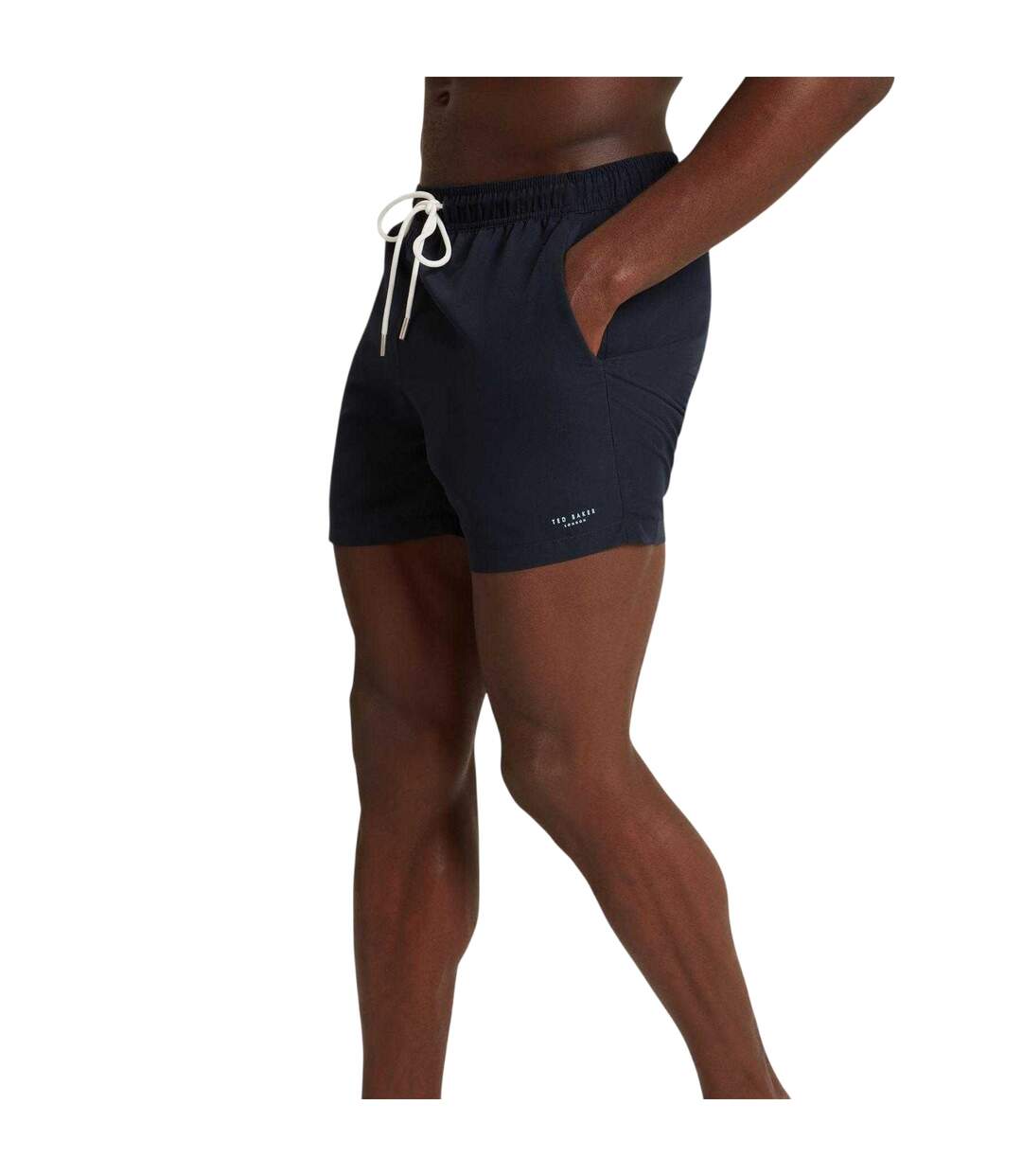 Short De Bain Natation Homme Bleu Marine Ted Baker-4