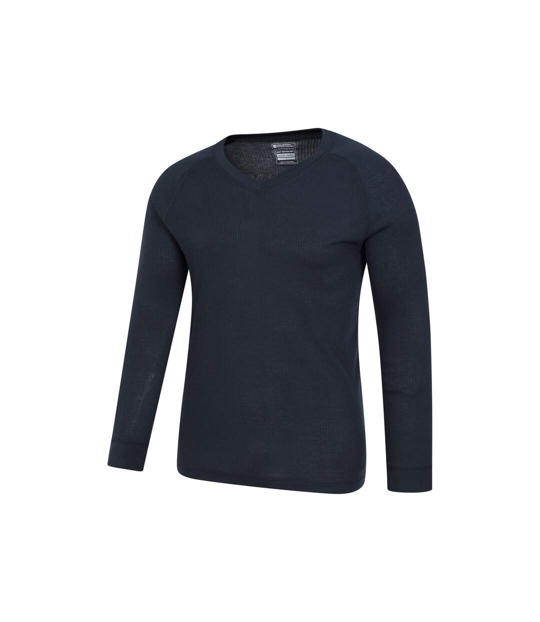Mens Talus V Neck Thermal Top Navy Mountain Warehouse-2