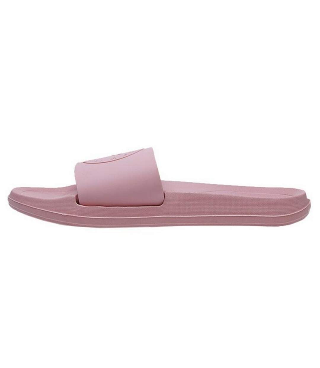 Claquettes Style Logo F045a Femme Rose Foncé 4F-2