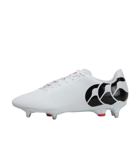 Unisex Adult Speed Raze Soft Ground Football Boots White Canterbury