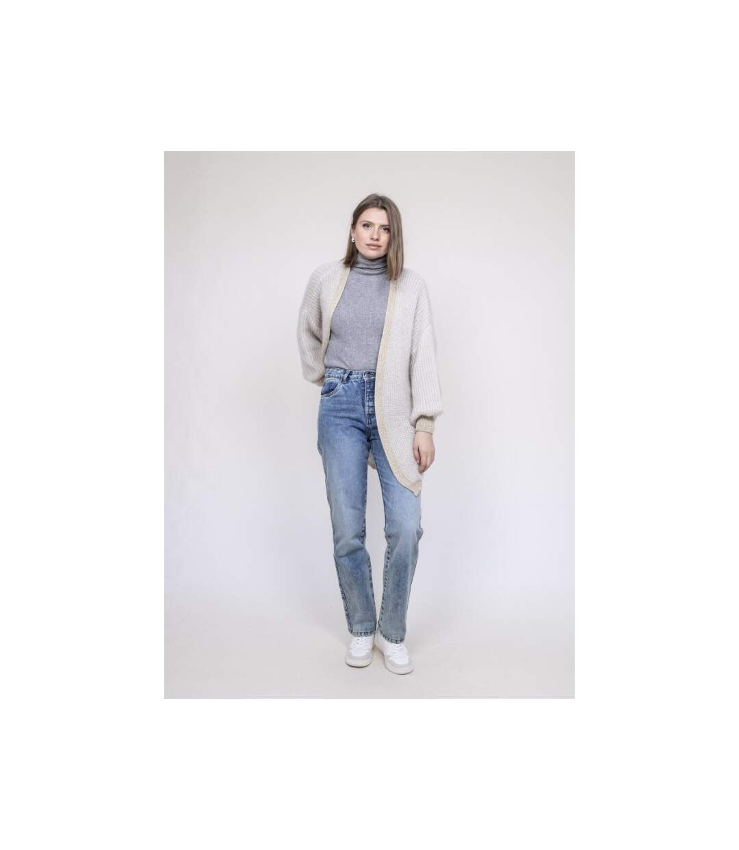Gilet long ouvert KODY - Dona X Lisa-4