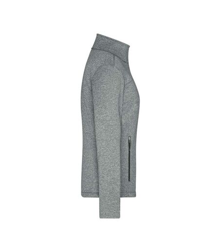 Veste Softshell Femme Noir Foncé Chiné James And Nicholson