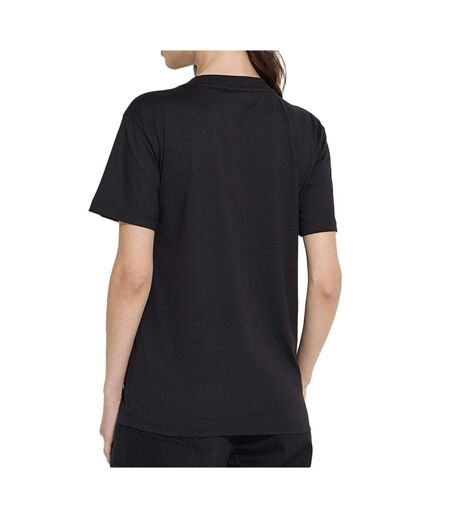 T-shirt Noir Femme Calvin Klein Jeans Metallic Micro Logo - M