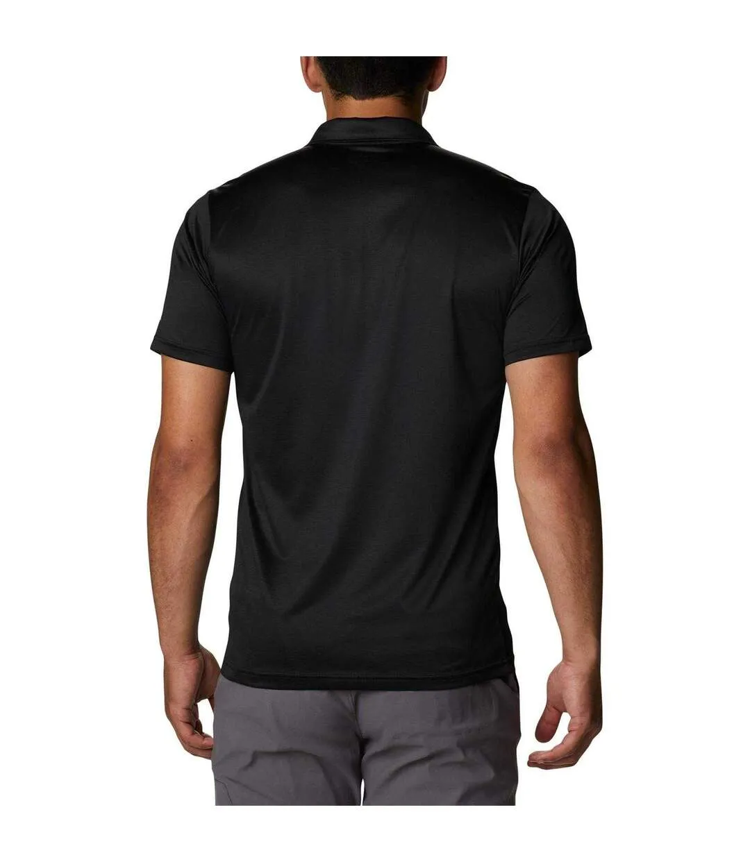 Polo Manches Courtes Homme Noir Columbia-2