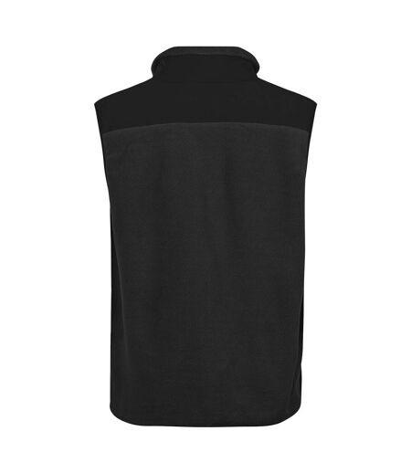 Mens Mountain Fleece Gilet Black Tee Jays