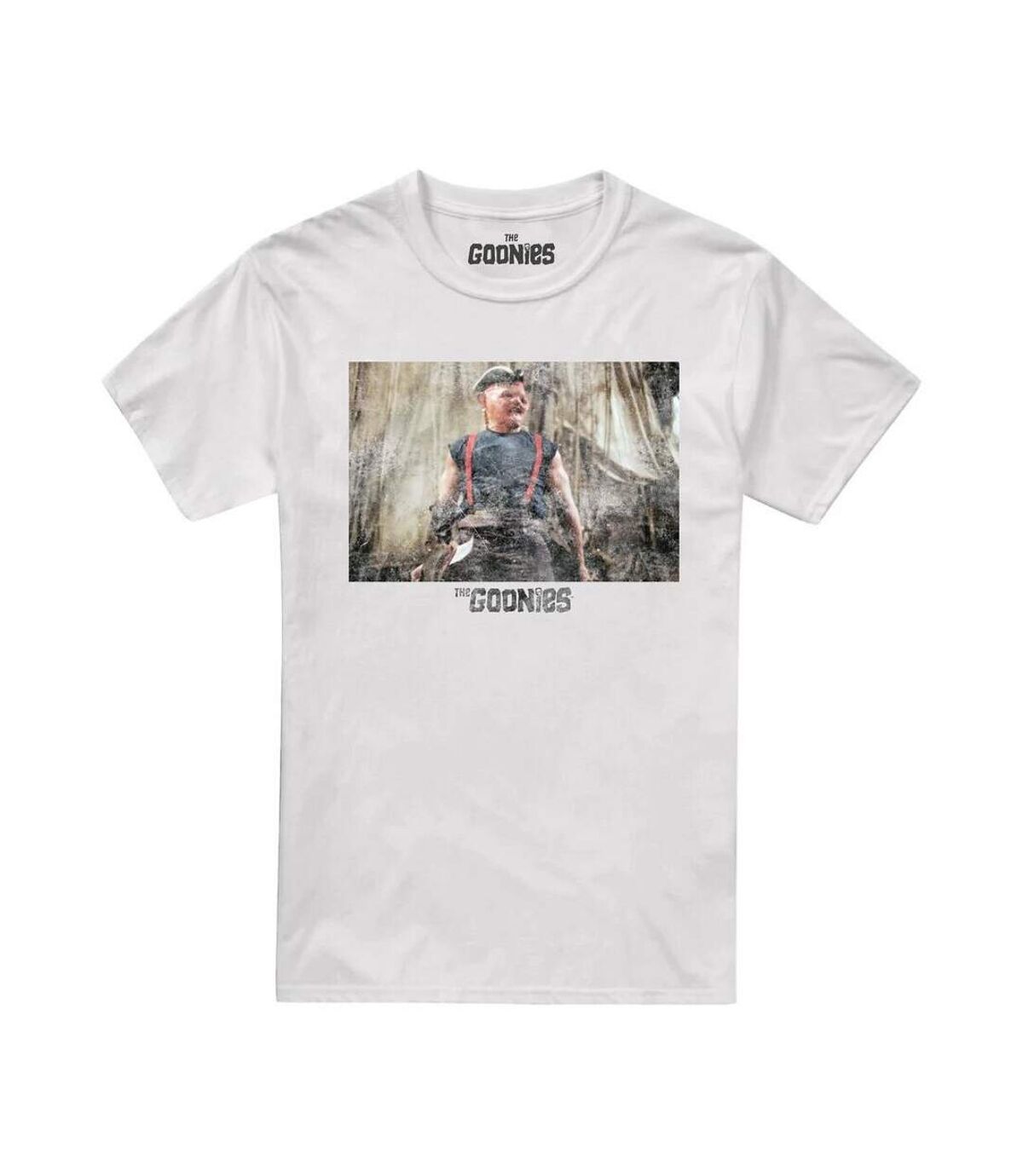 The Goonies Mens Sloth T-Shirt (Blanc) - UTTV605