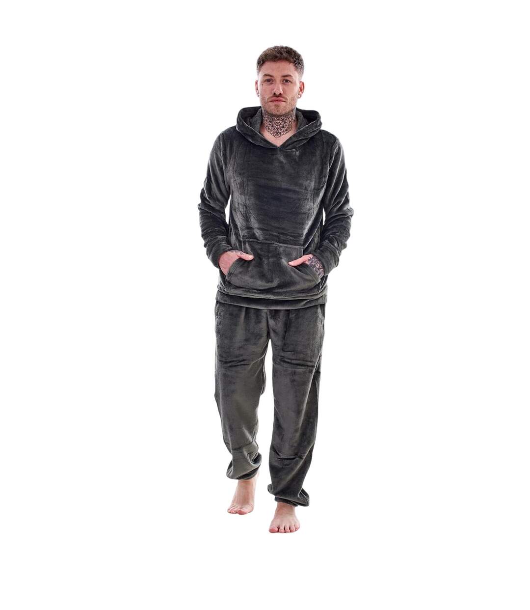 Ensemble De Pyjama Homme Gris Keanu-4