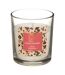 Bougie Parfumée en Verre Neda 8cm Rose Éternelle-1